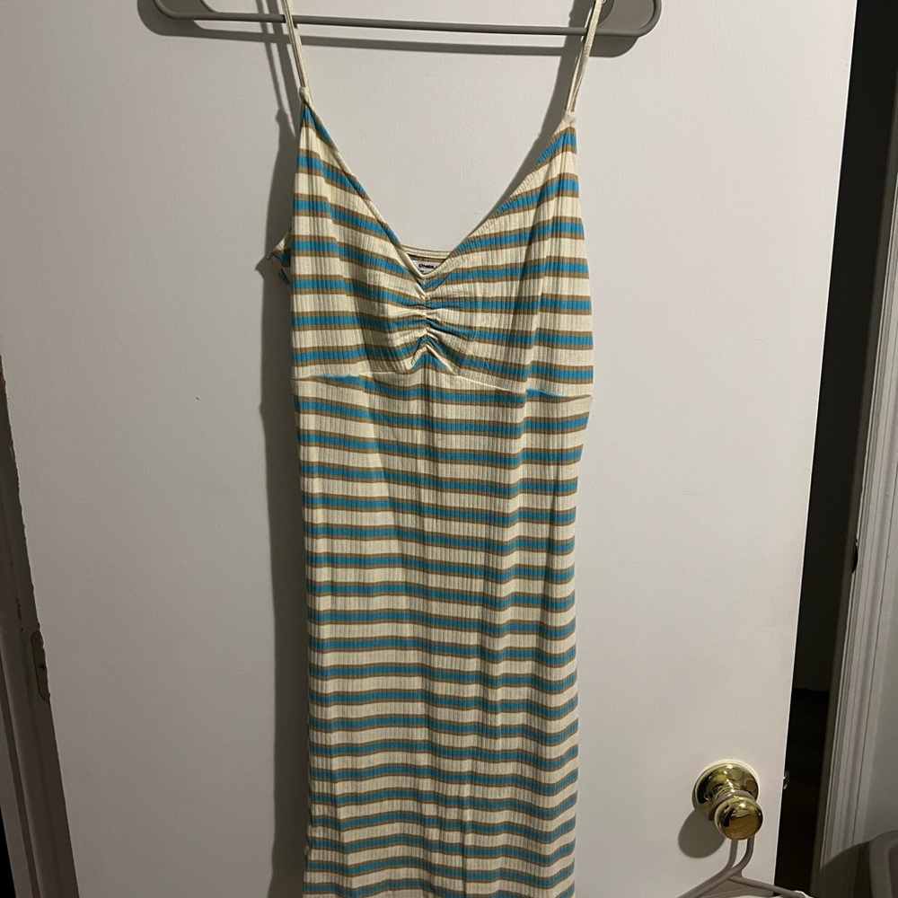 Striped Sleeveless Dress